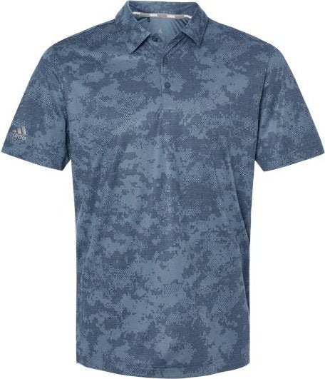 Adidas A550 Camo Polo - Tech Ink