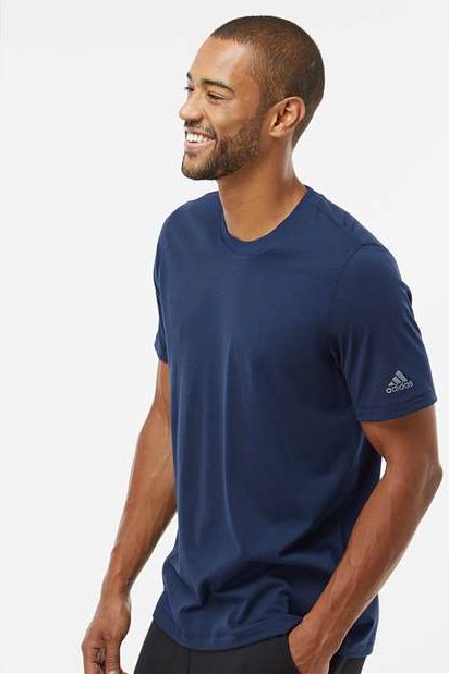 Adidas A556 Blended T-Shirt - Collegiate Navy
