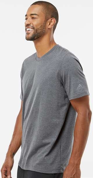 Adidas A556 Blended T-Shirt - Dark Gray Heather