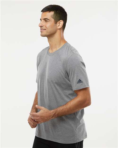 Adidas A556 Blended T-Shirt - Medium Gray Heather