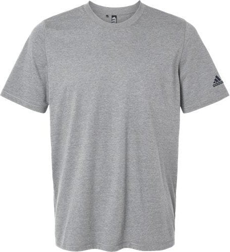 Adidas A556 Blended T-Shirt - Medium Gray Heather