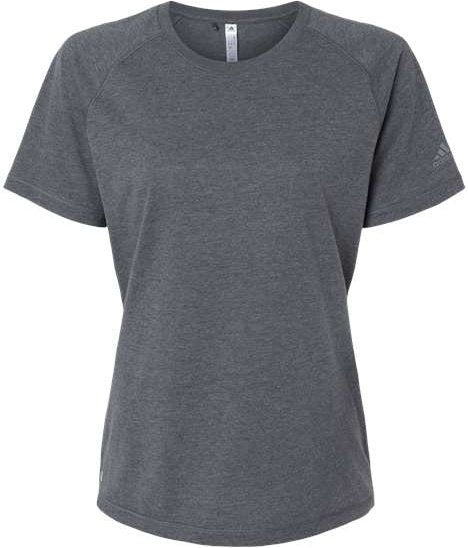Adidas A557 Women's Blended T-Shirt - Dark Gray Heather