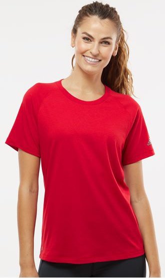 Adidas A557 Women's Blended T-Shirt - Power Red