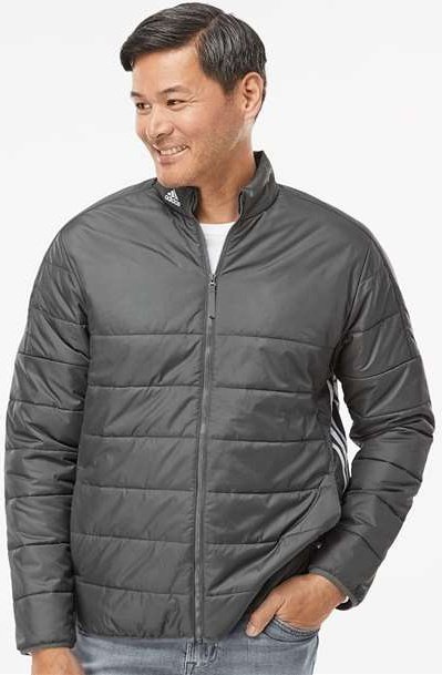 Adidas A570 Puffer Jacket - Gray Five