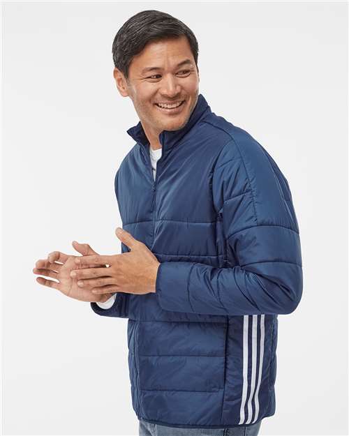 Adidas A570 Puffer Jacket - Team Navy Blue