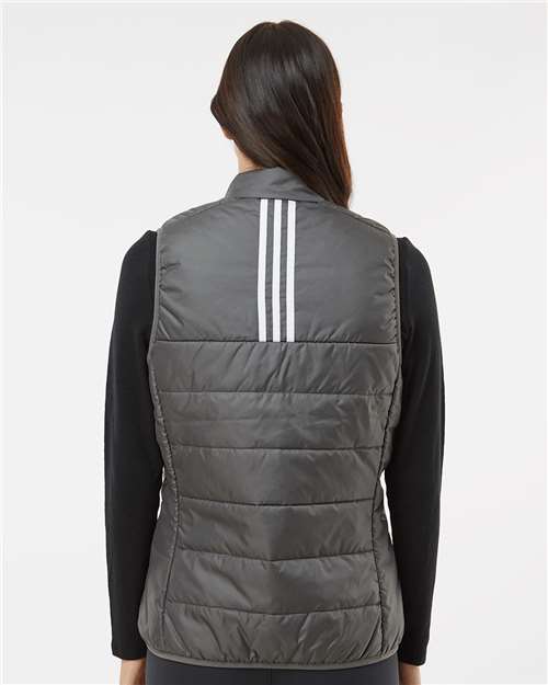 Adidas A573 Women's Puffer Vest - Gray Five