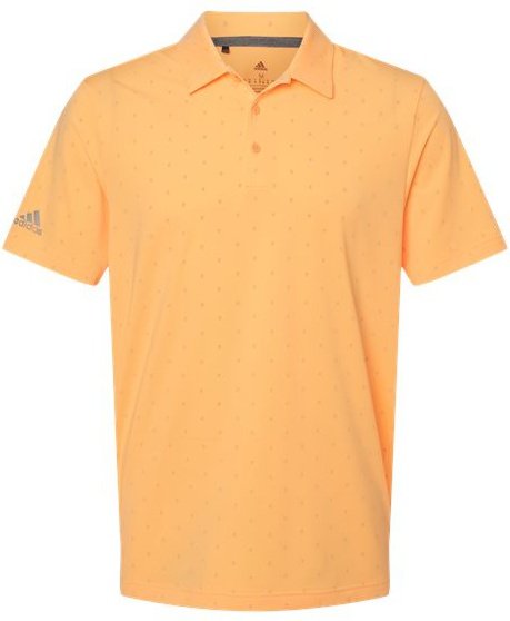 Adidas A574 Pine Tree Polo - Acid Orange Gray Two