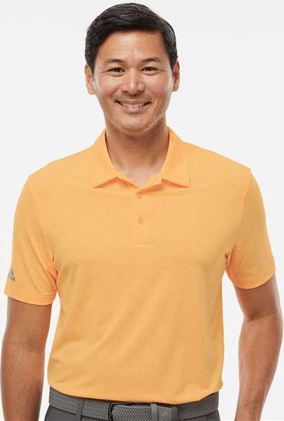 Adidas A574 Pine Tree Polo - Acid Orange Gray Two