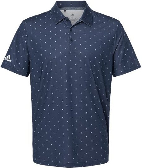 Adidas A574 Pine Tree Polo - Collegiate Navy White