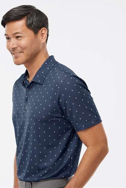 Adidas A574 Pine Tree Polo - Collegiate Navy White