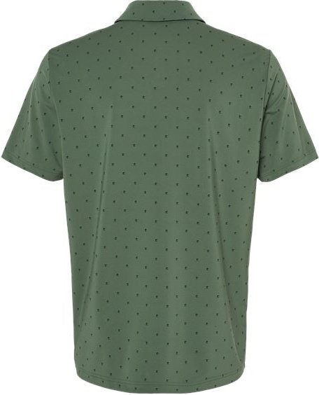 Adidas A574 Pine Tree Polo - Green Oxide Black