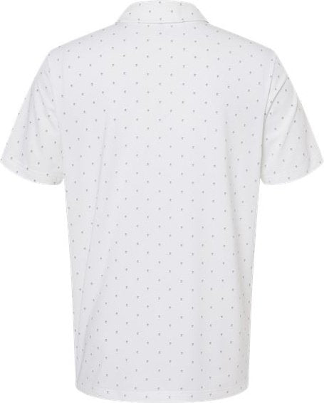 Adidas A574 Pine Tree Polo - White Gray Three