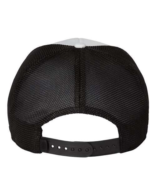 Adidas A627P Poly Trucker Cap - White Black