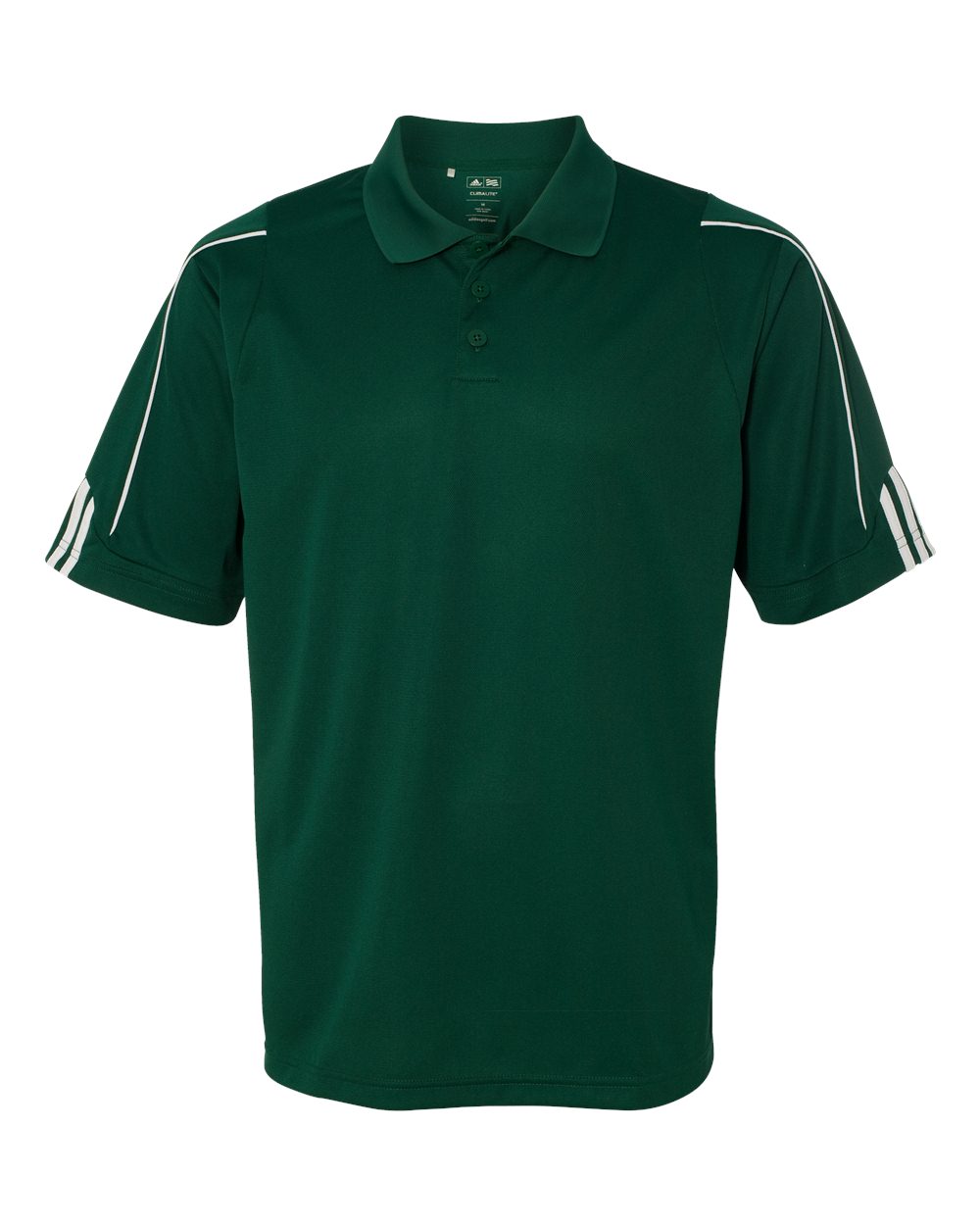 Adidas A76 3-Stripes Cuff Sport Shirt - Collegiate Green White