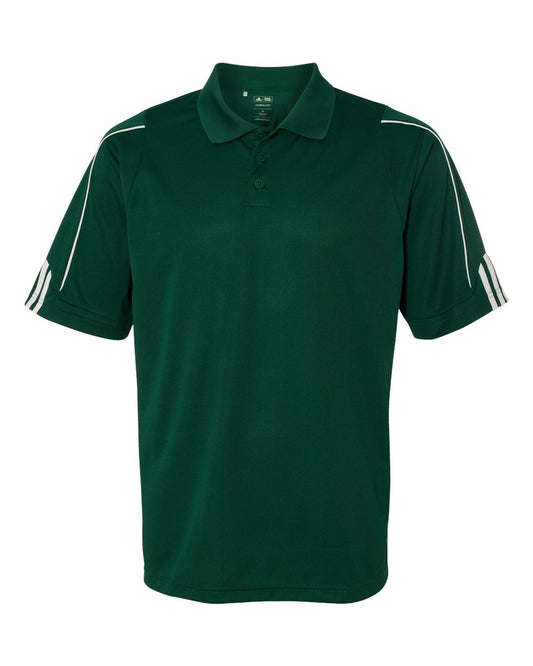 Adidas A76 3-Stripes Cuff Sport Shirt - Collegiate Green White