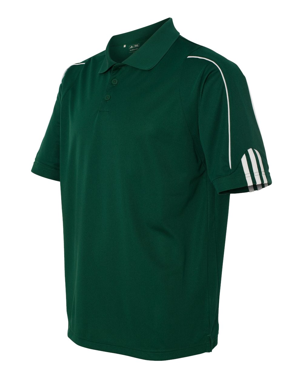 Adidas A76 3-Stripes Cuff Sport Shirt - Collegiate Green White