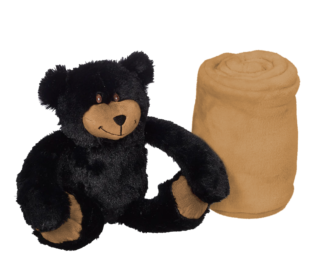 Black Bear Blankey Hugger