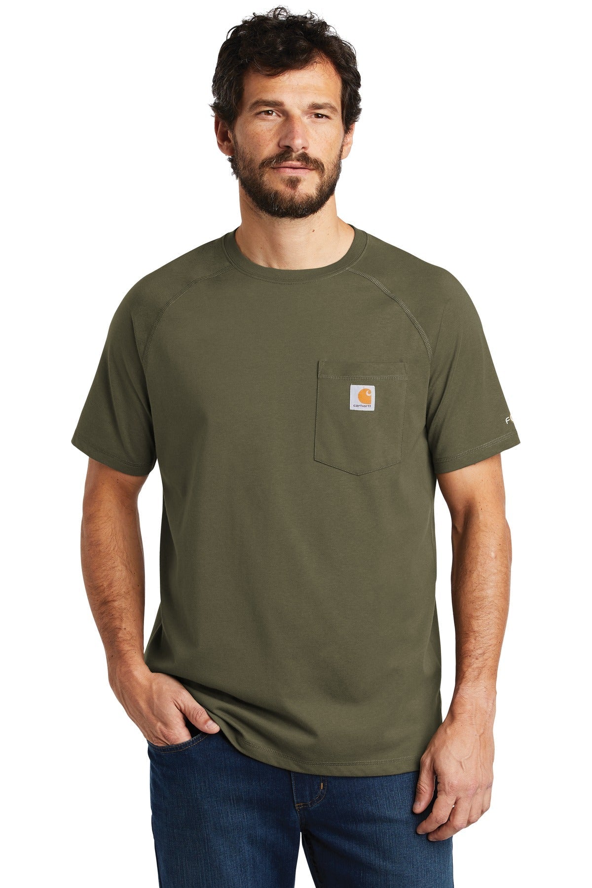 Carhartt Force Cotton Delmont Short Sleeve T-Shirt