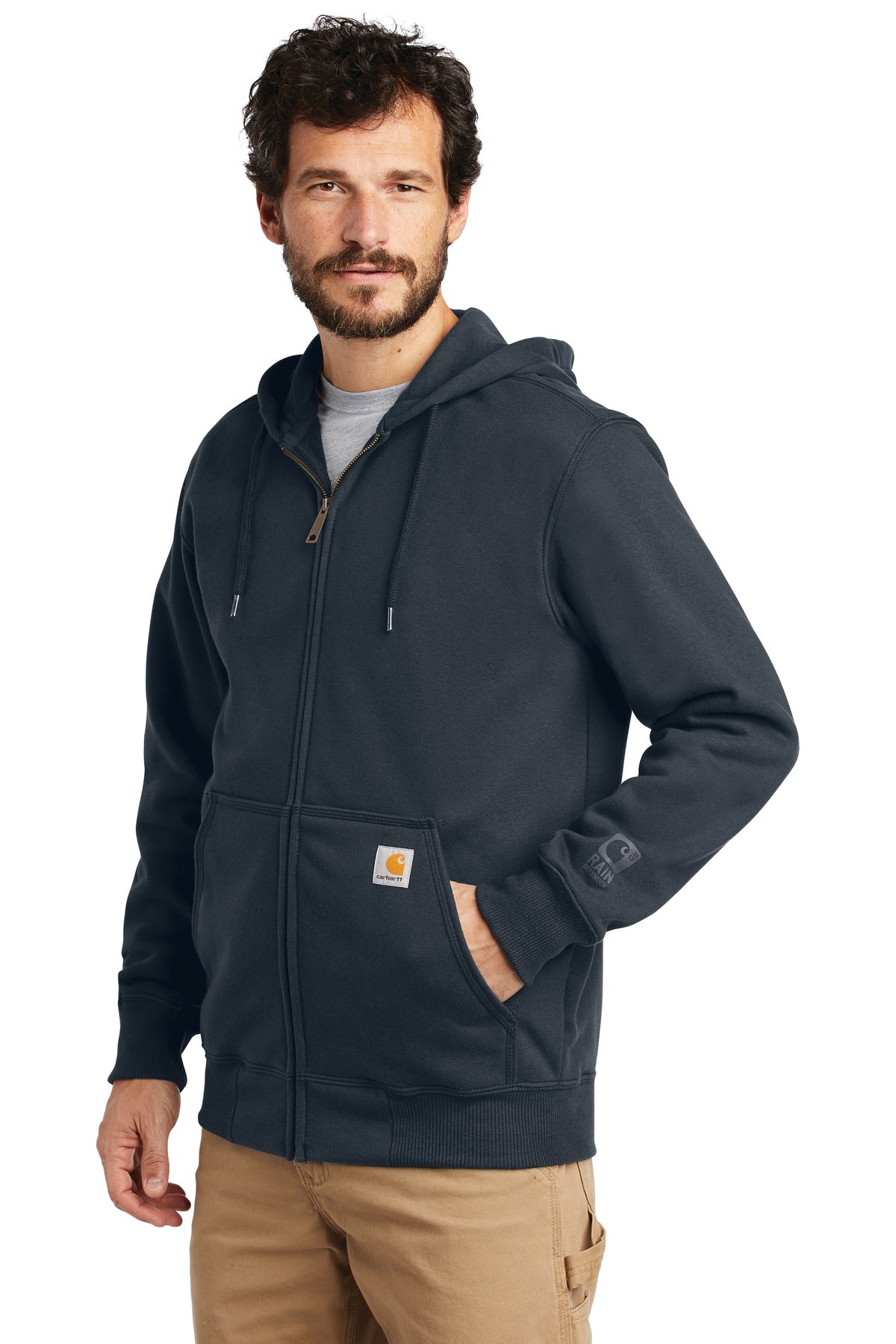 Carhartt Rain Defender Paxton Heavyweight Hooded Zip-Front Sweatshirt