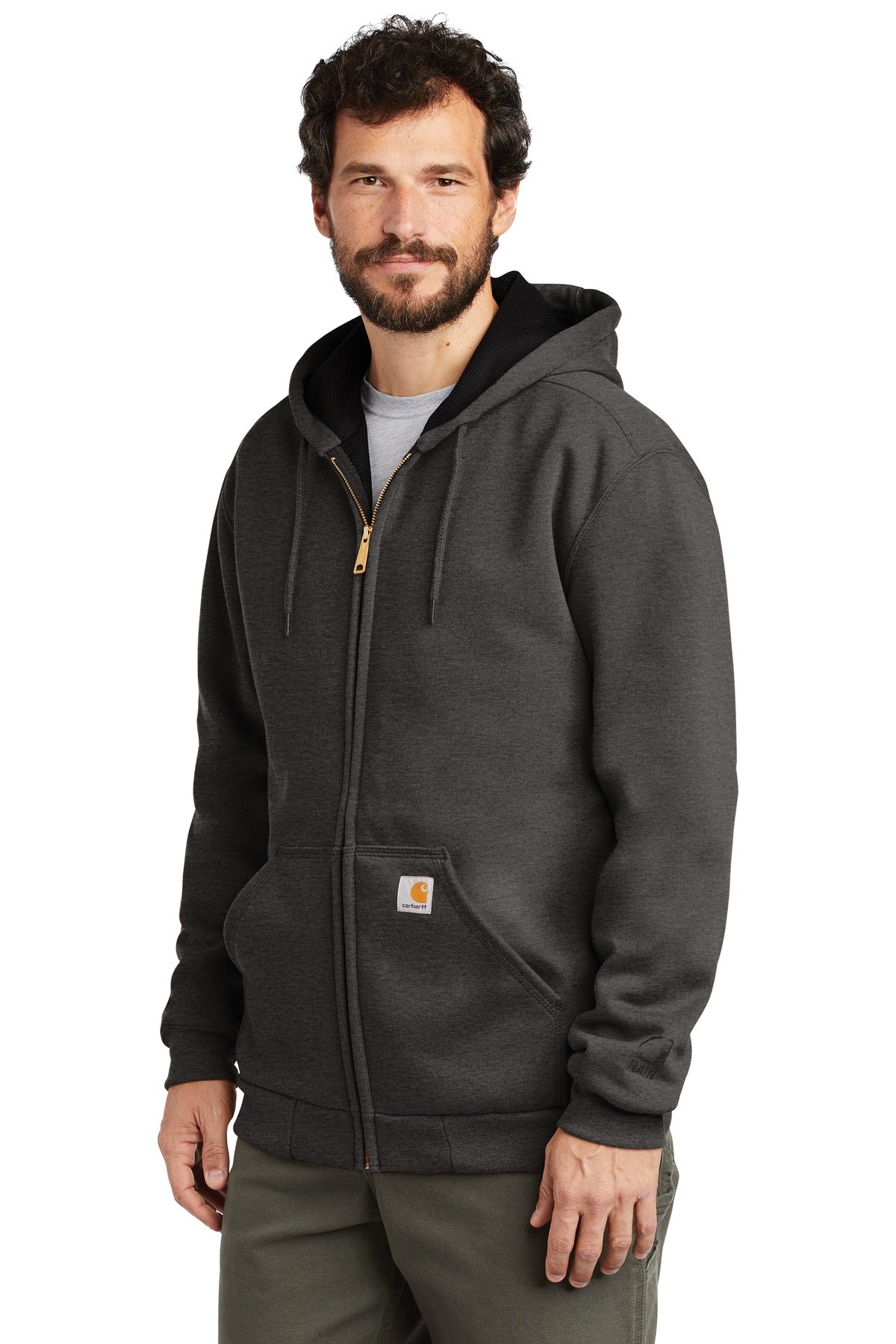 Carhartt Rain Defender Rutland Thermal-Lined Hooded Zip-Front Sweatshirt