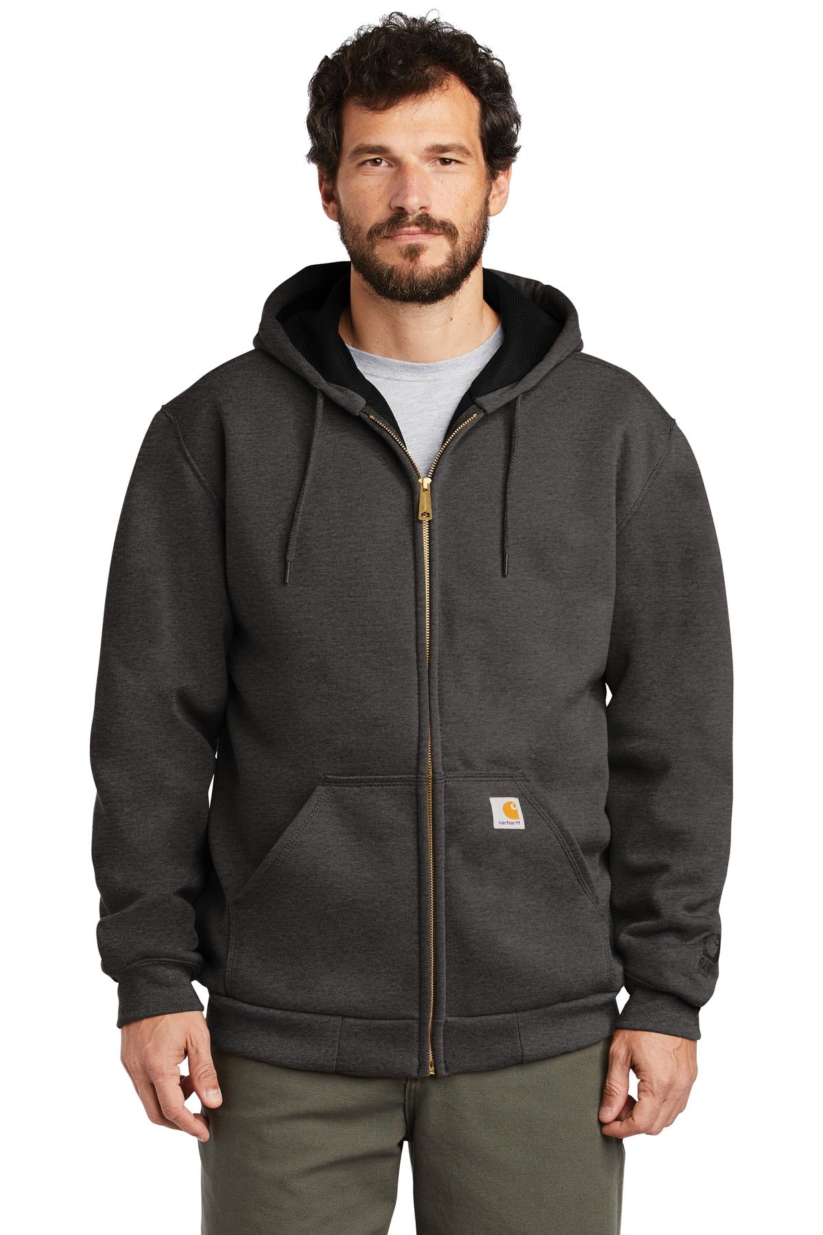 Carhartt Rain Defender Rutland Thermal-Lined Hooded Zip-Front Sweatshirt
