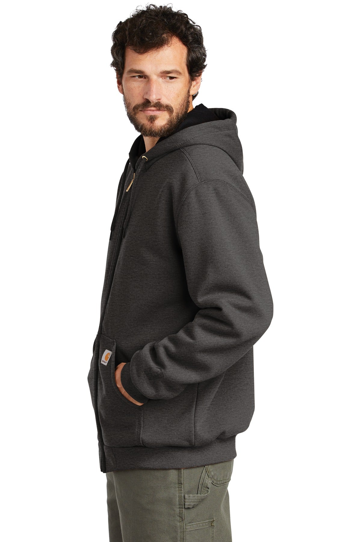 Carhartt Rain Defender Rutland Thermal-Lined Hooded Zip-Front Sweatshirt