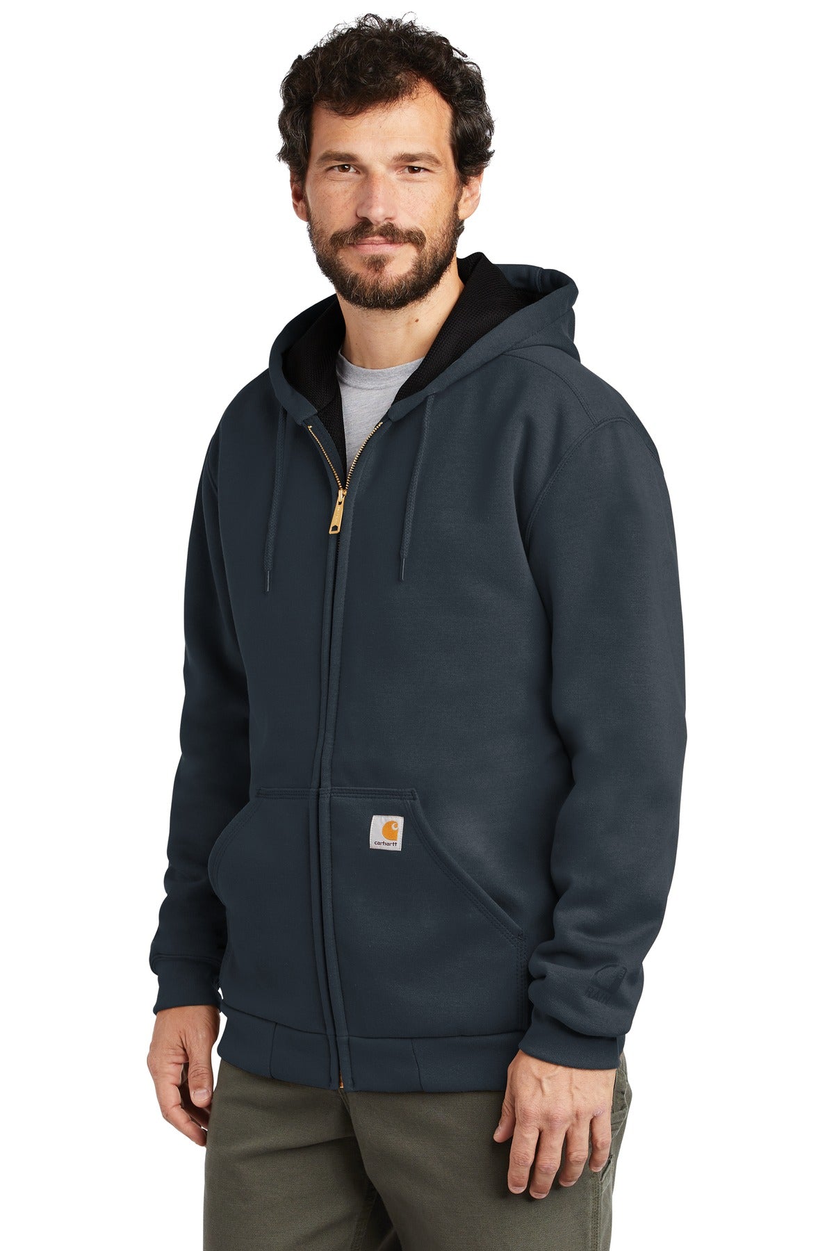Carhartt Rain Defender Rutland Thermal-Lined Hooded Zip-Front Sweatshirt