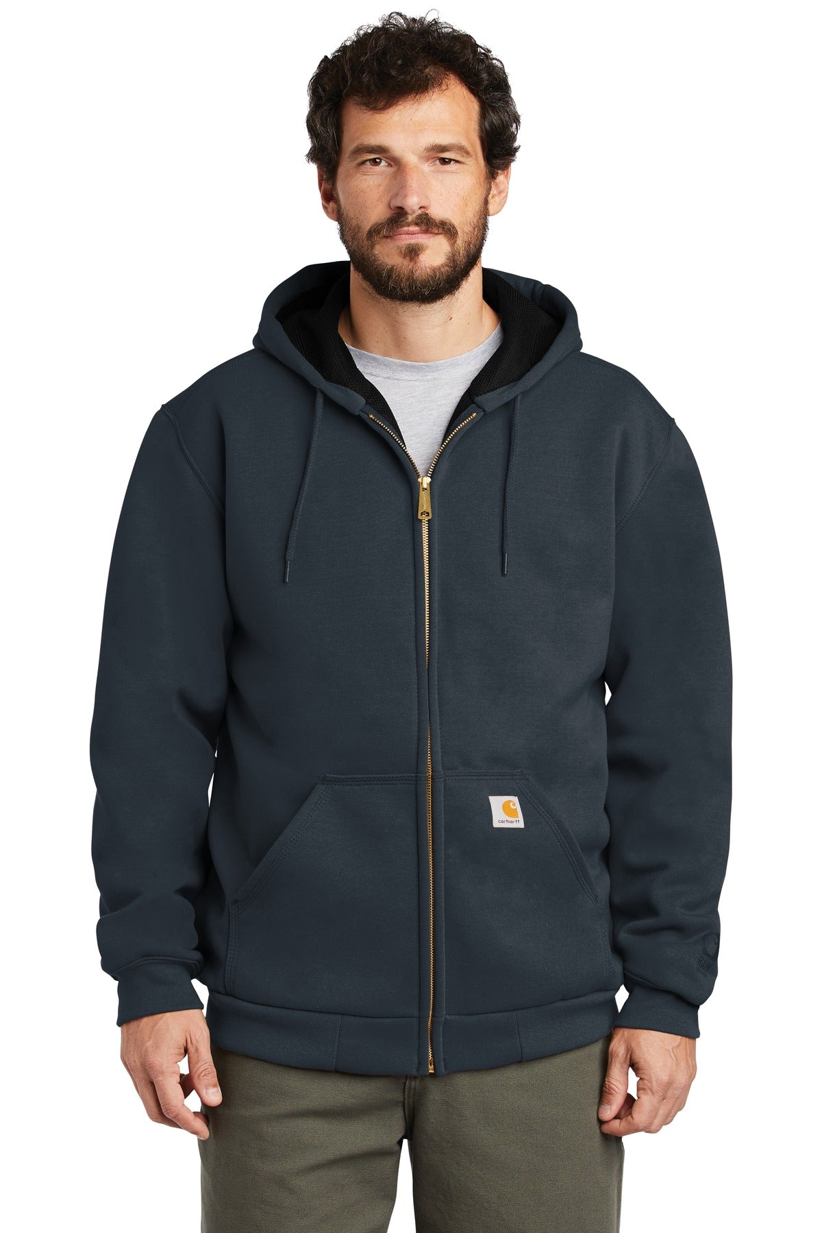 Carhartt Rain Defender Rutland Thermal-Lined Hooded Zip-Front Sweatshirt