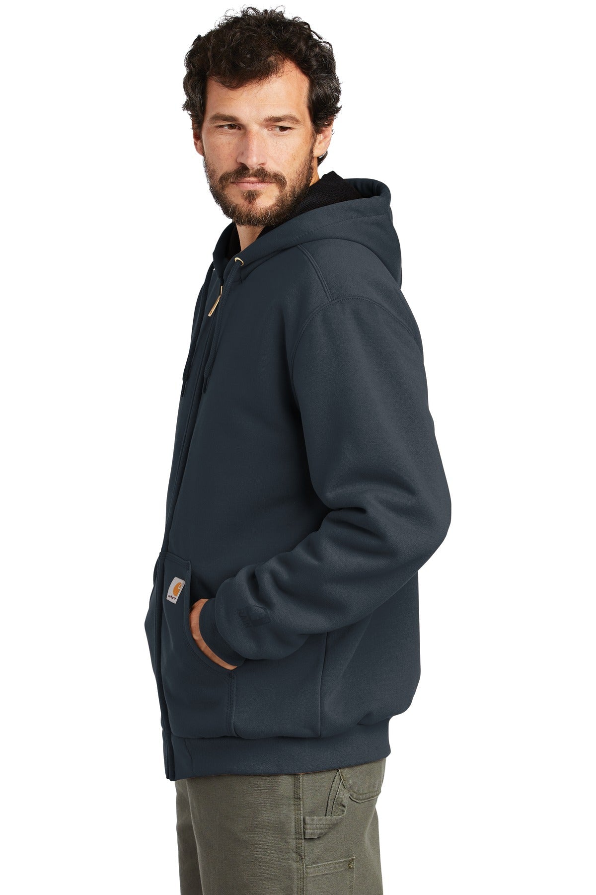 Carhartt Rain Defender Rutland Thermal-Lined Hooded Zip-Front Sweatshirt