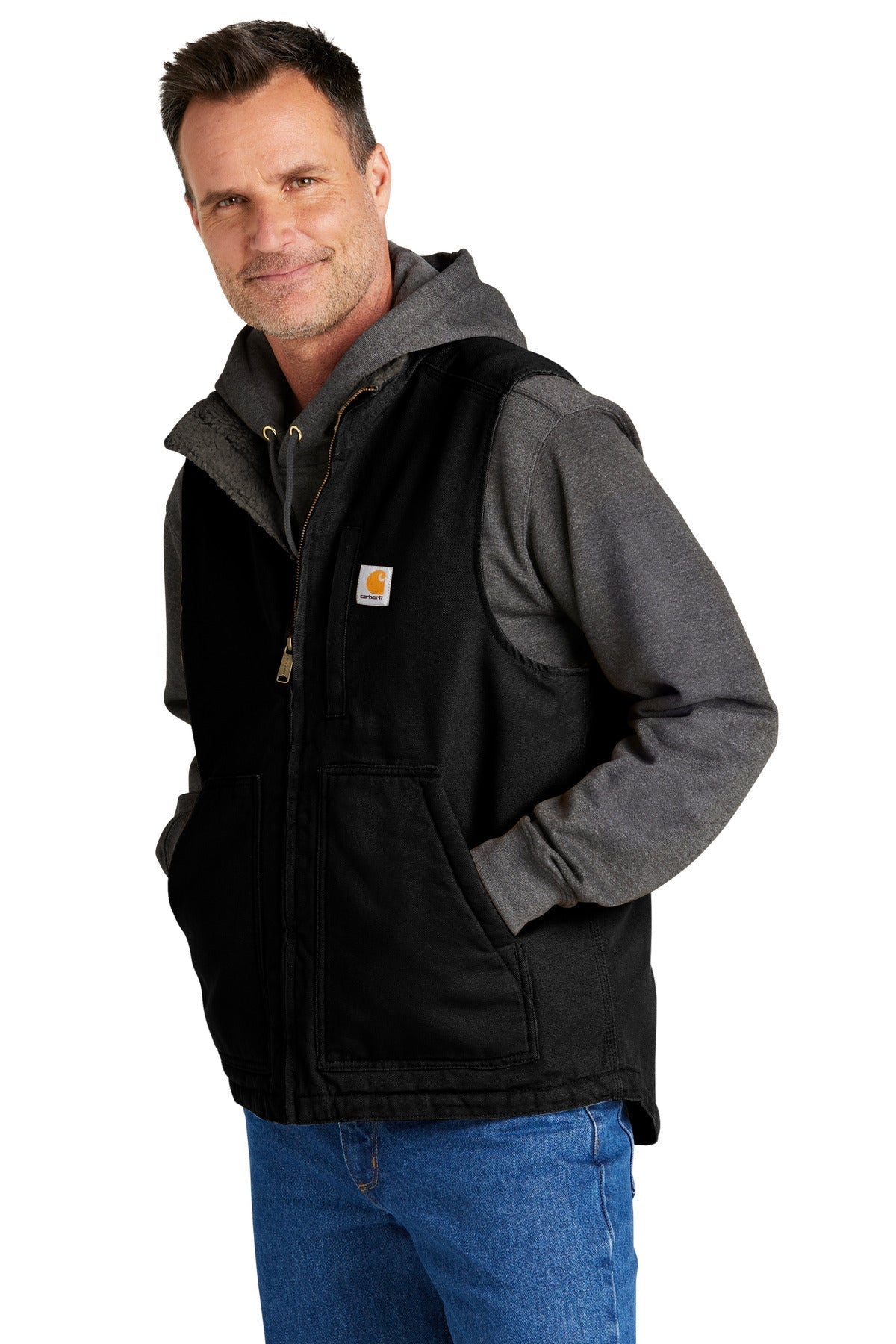 Carhartt Sherpa-Lined Mock Neck Vest