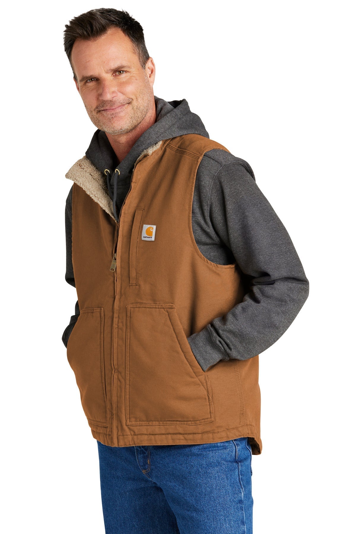 Carhartt Sherpa-Lined Mock Neck Vest
