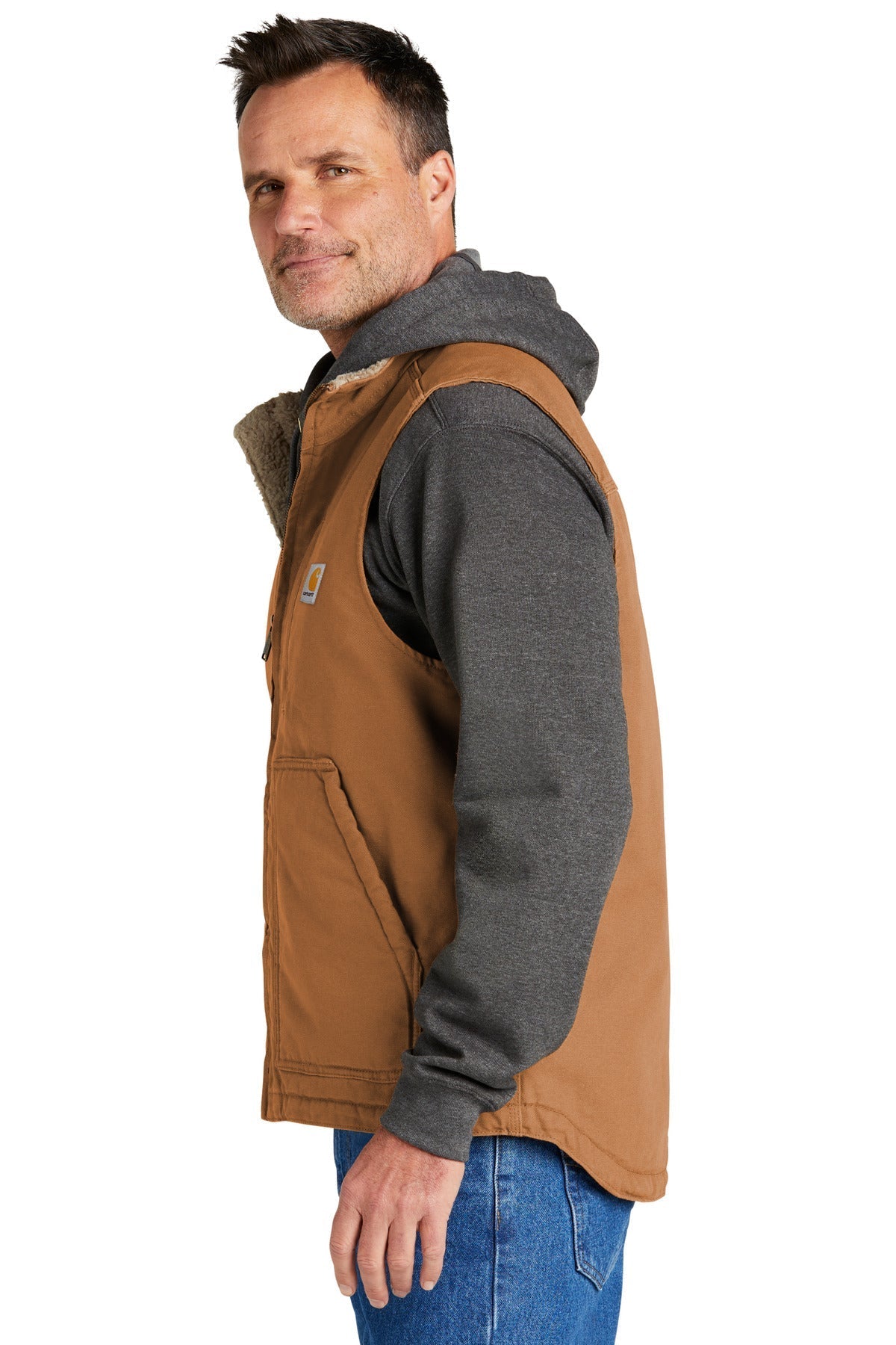 Carhartt Sherpa-Lined Mock Neck Vest