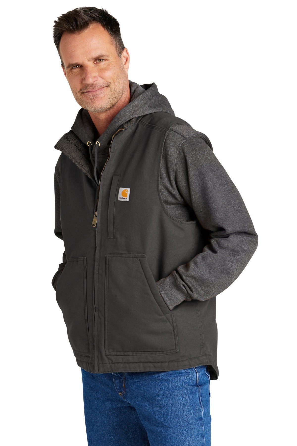 Carhartt Sherpa-Lined Mock Neck Vest