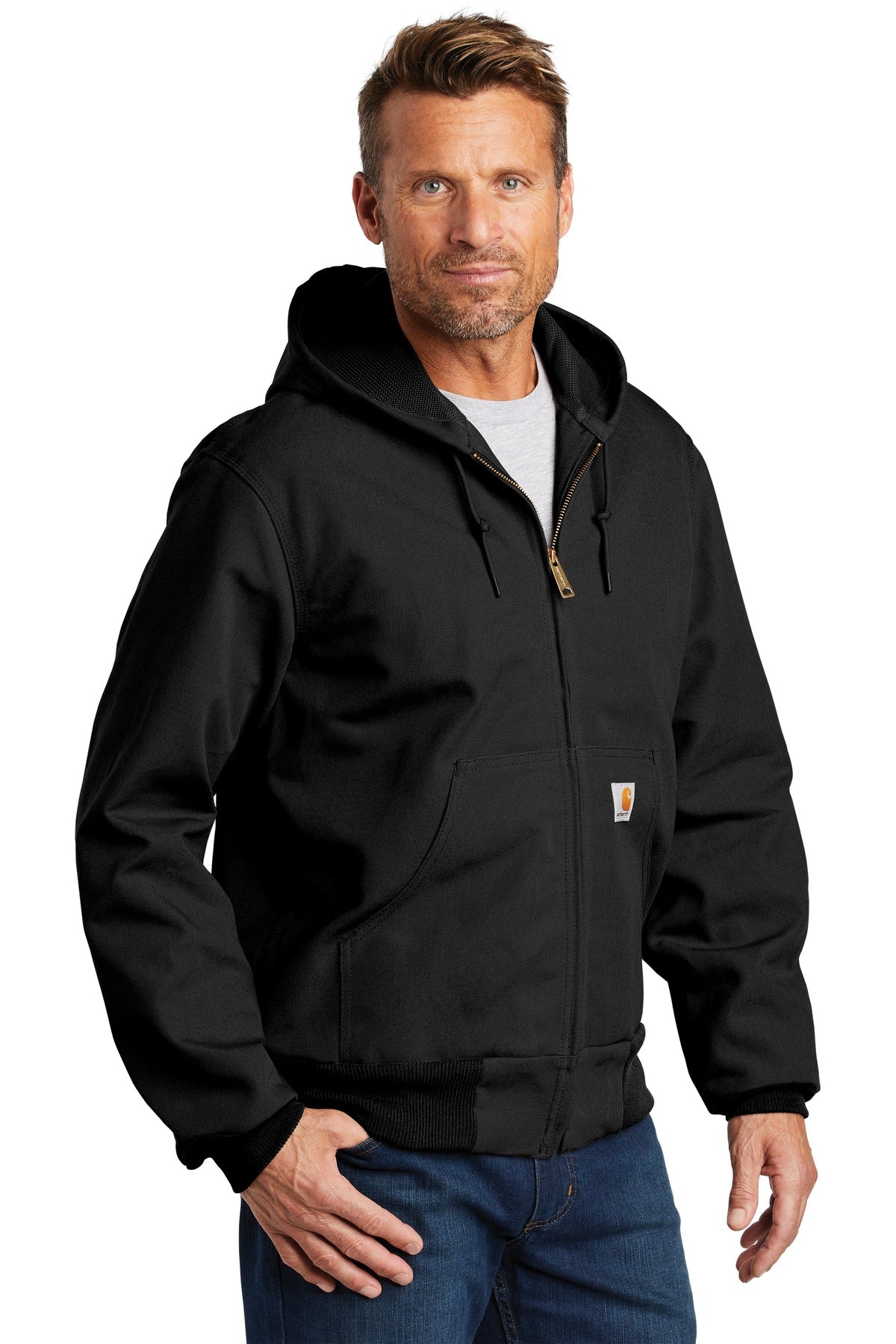 Carhartt thermal lined duck active jacket discount