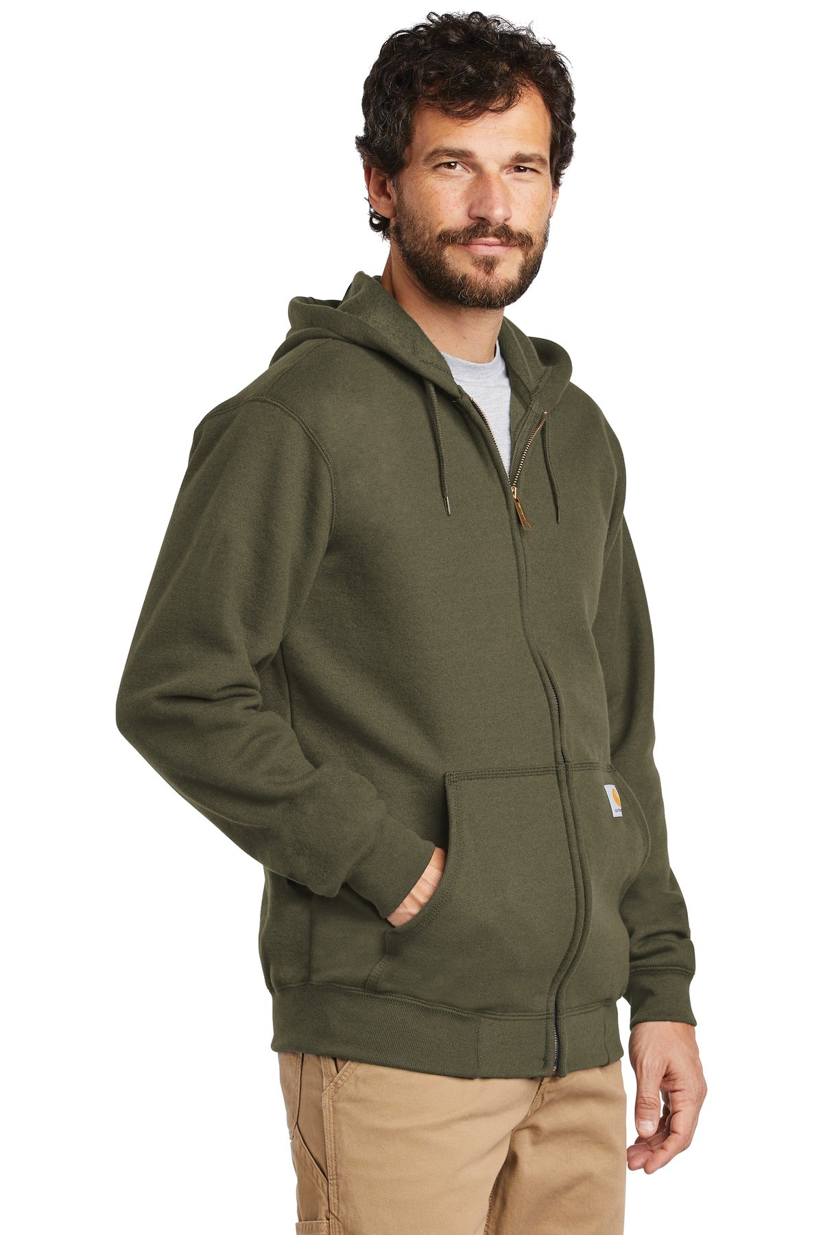 Carhartt Midweight Hooded Zip-Front Sweatshirt