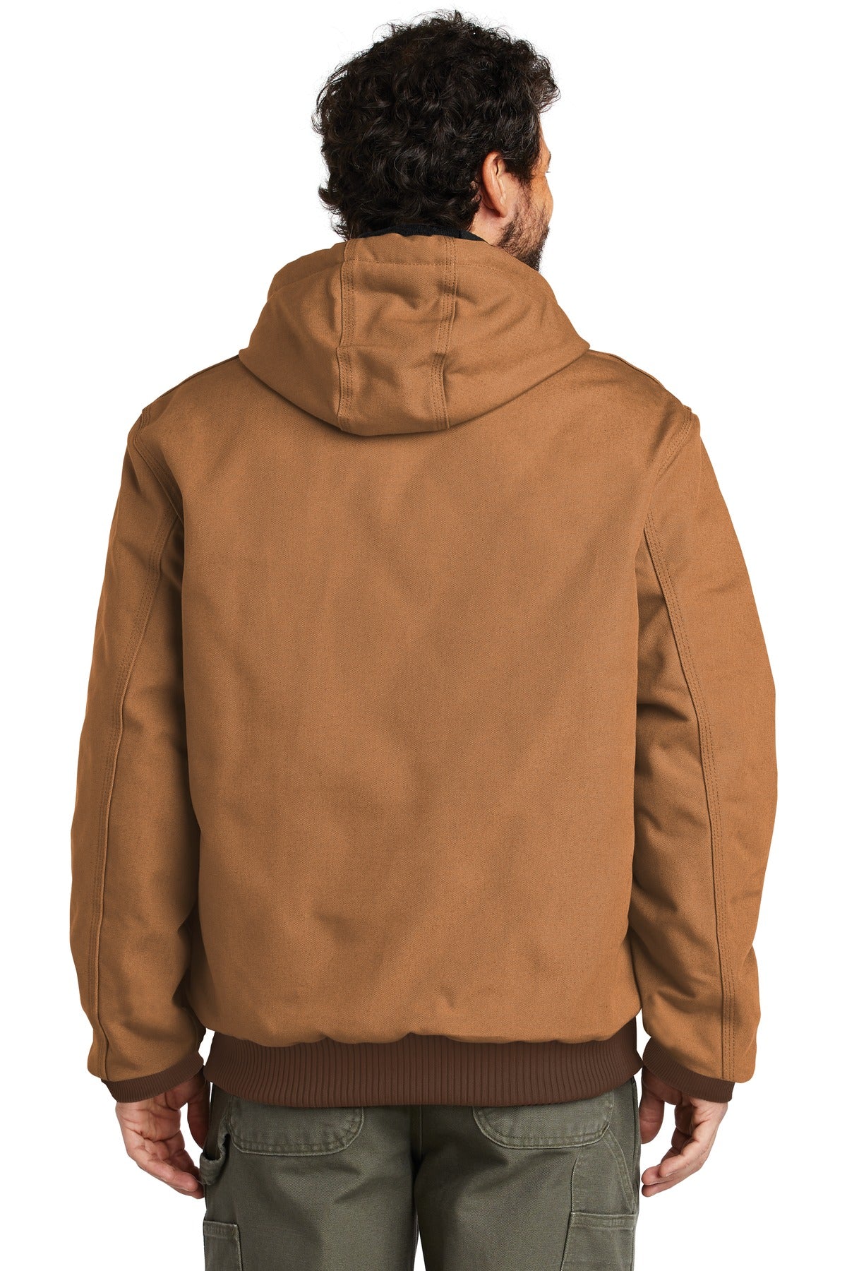 Carhartt Quilted-Flannel-Lined Duck Active Jacket