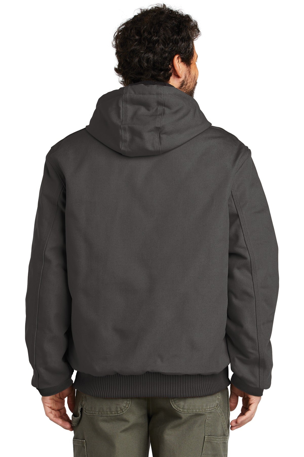 Carhartt Quilted-Flannel-Lined Duck Active Jacket