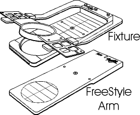 MELCO - 18CM - HOOPMASTER FIXTURE & FREESTYLE ARM