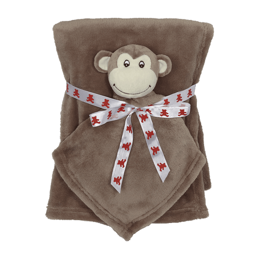 Monkey Blankey Buddy Set