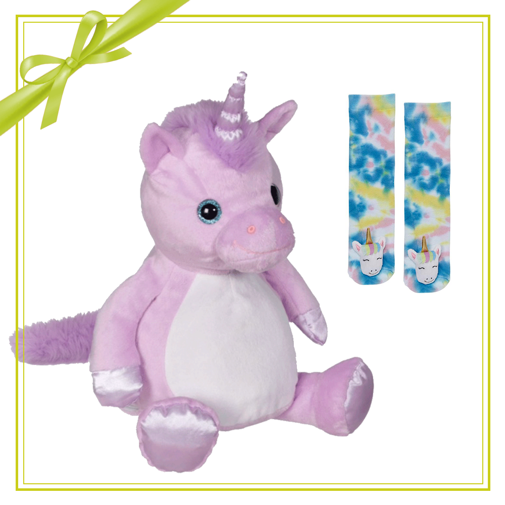 Gift Set -  Violette Unicorn Buddy & Tie Dye Unicorn