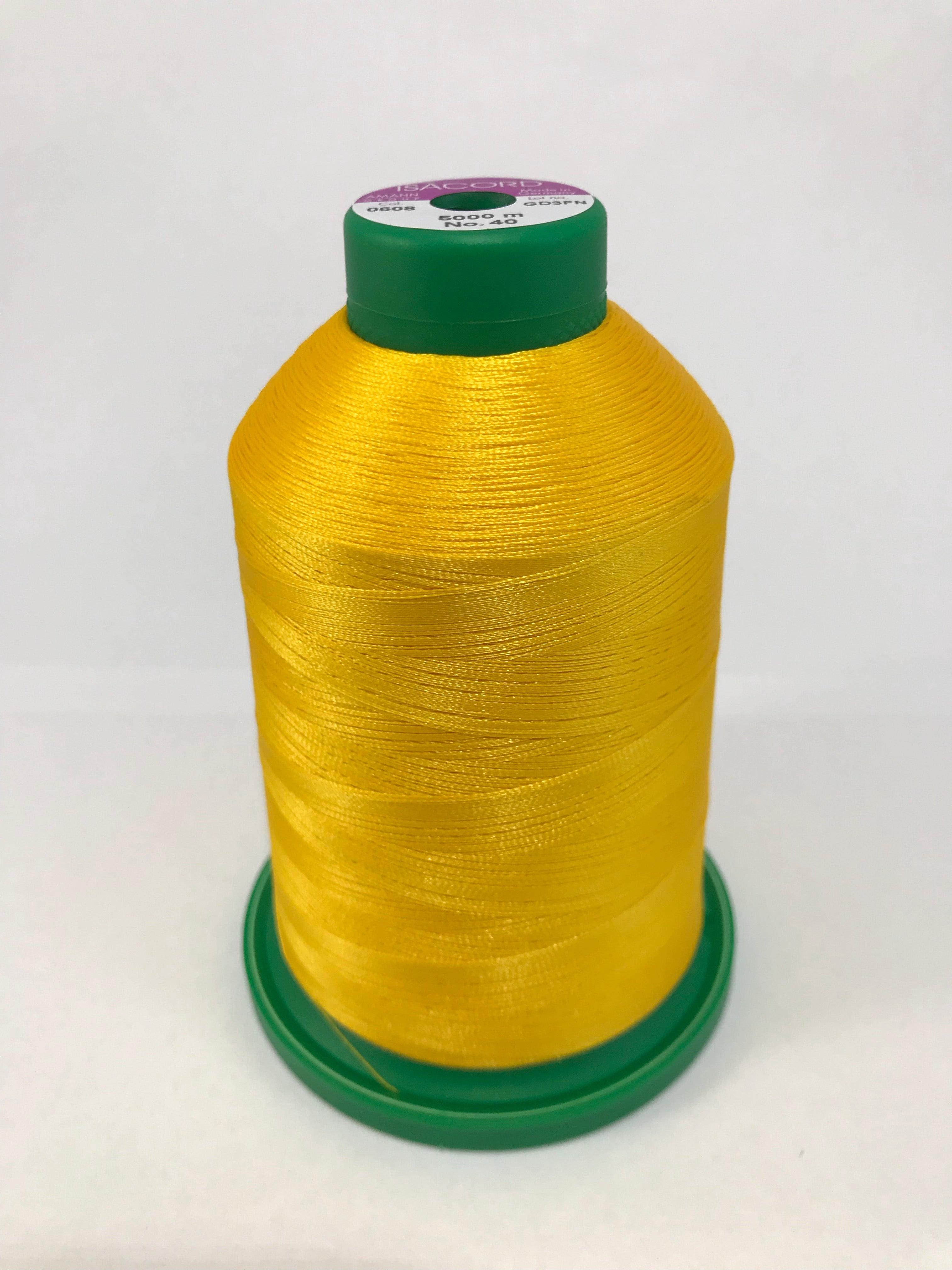 0608 - SUNSHINE - ISACORD EMBROIDERY THREAD 40 WT