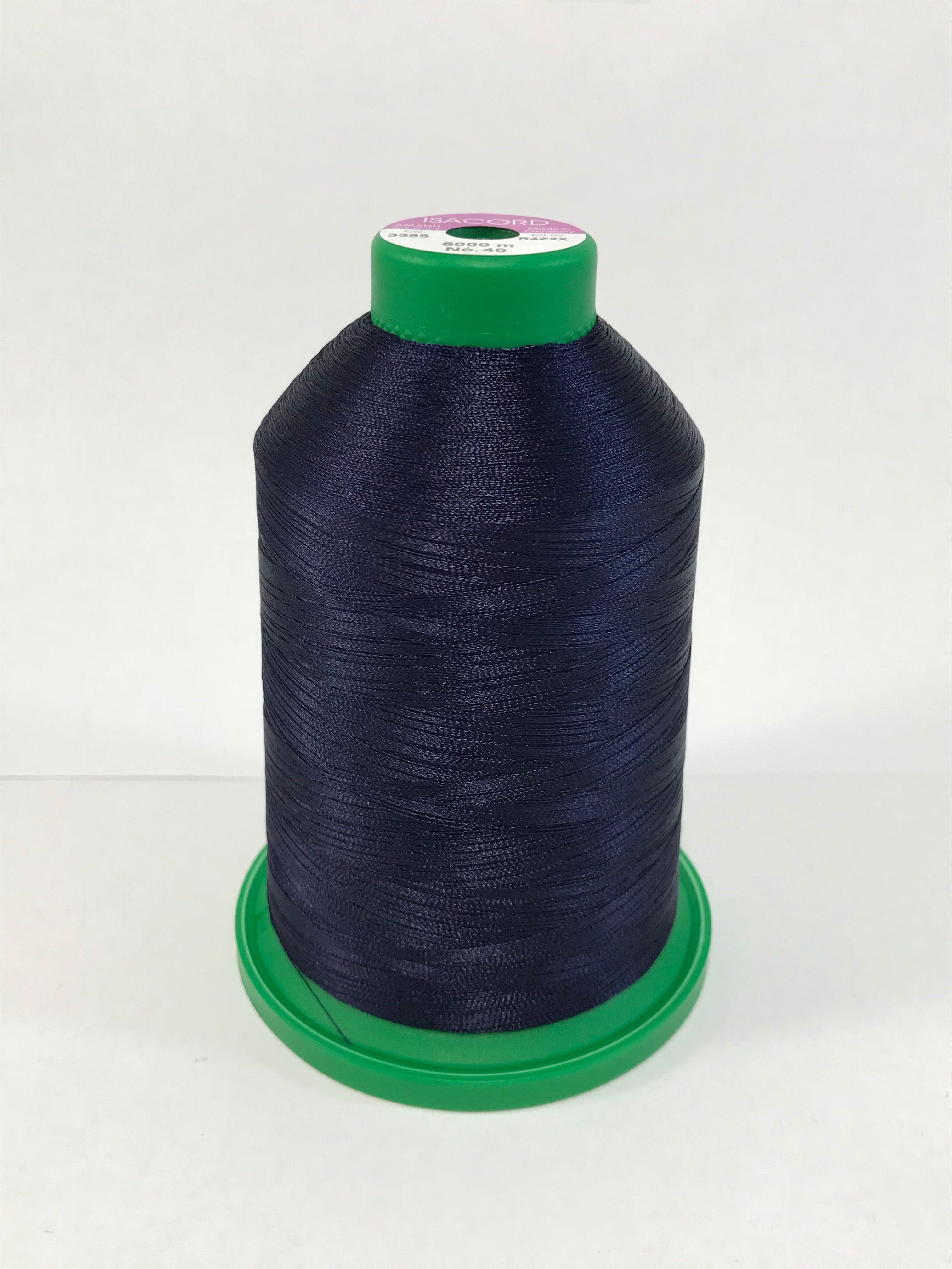 3355 - DARK INDIGO - ISACORD EMBROIDERY THREAD 40 WT – Embroidery ...