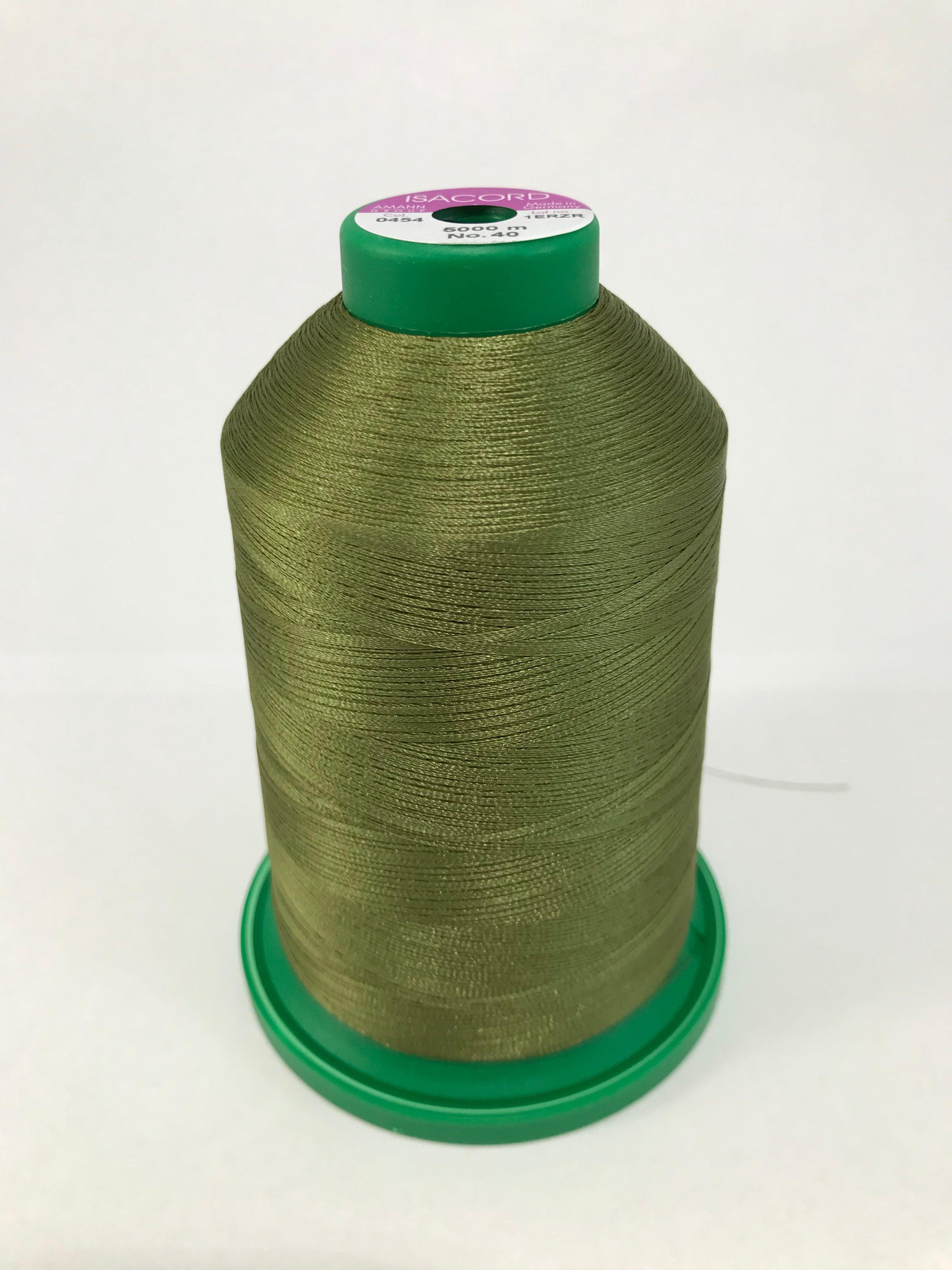 0454 - OLIVE DRAB - ISACORD EMBROIDERY THREAD 40 WT [2914-0454]
