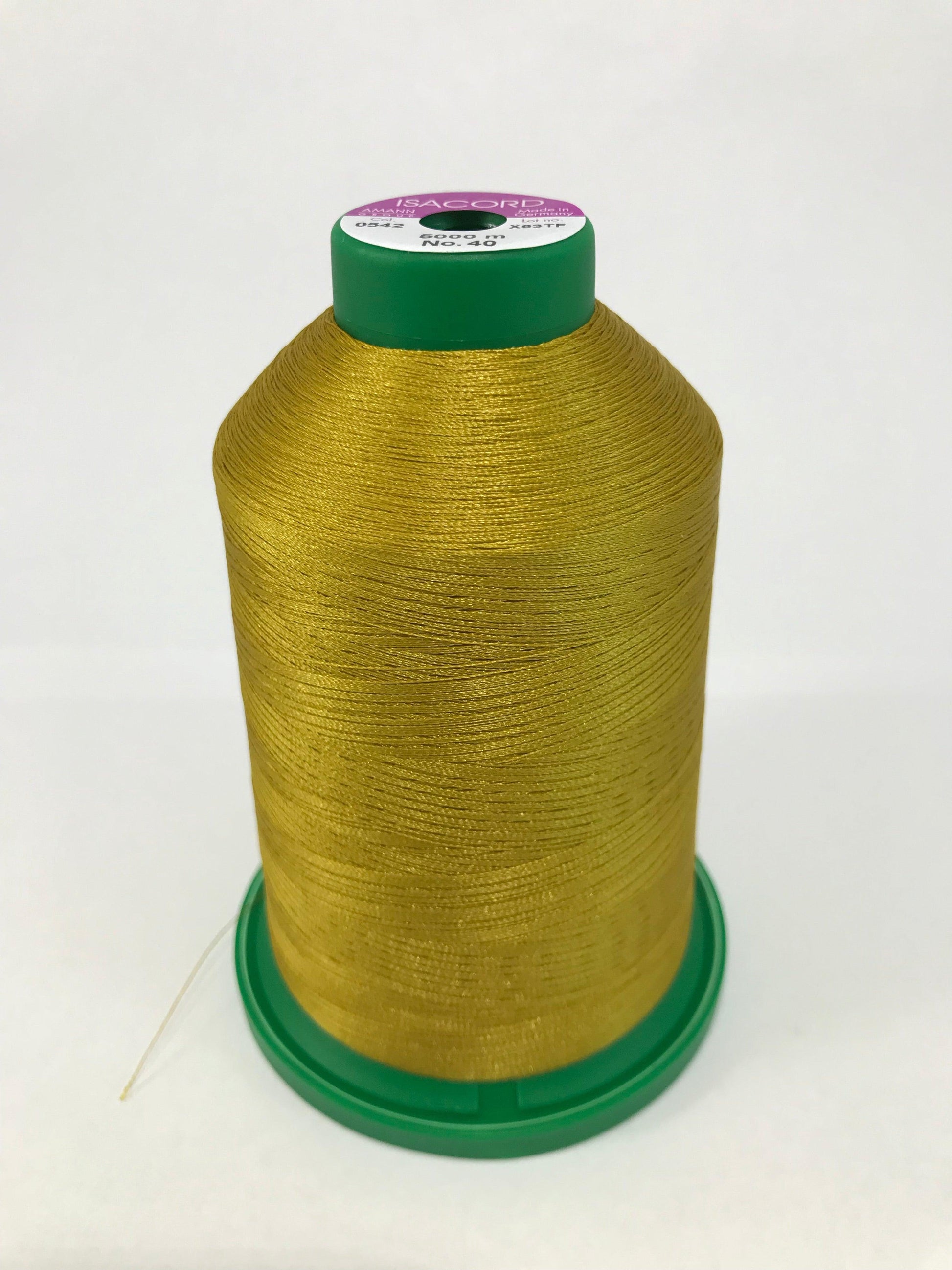 0542 - OCHRE - ISACORD EMBROIDERY THREAD 40 WT