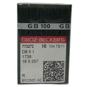 1 Pack 75/11 Genuine Groz Beckert Needle FFG/SES For Flat Goods