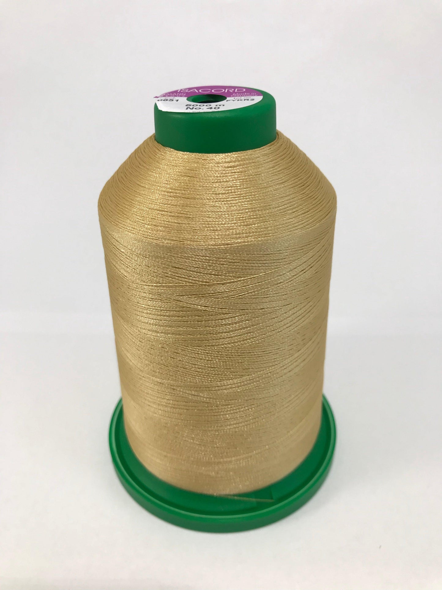 0651 - CORNSILK - ISACORD EMBROIDERY THREAD 40 WT