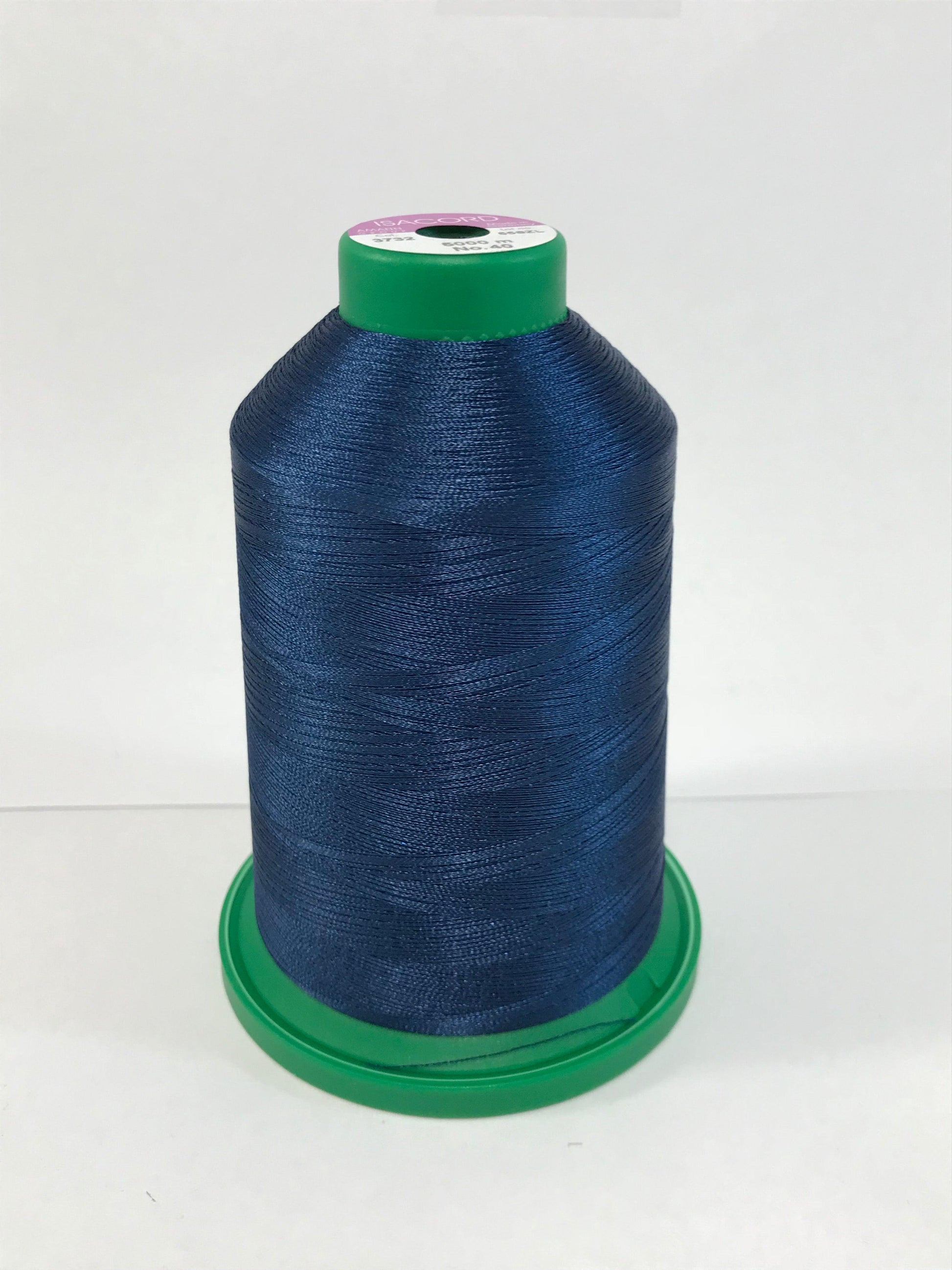 3732 - STATE BLUE - ISACORD EMBROIDERY THREAD 40 WT