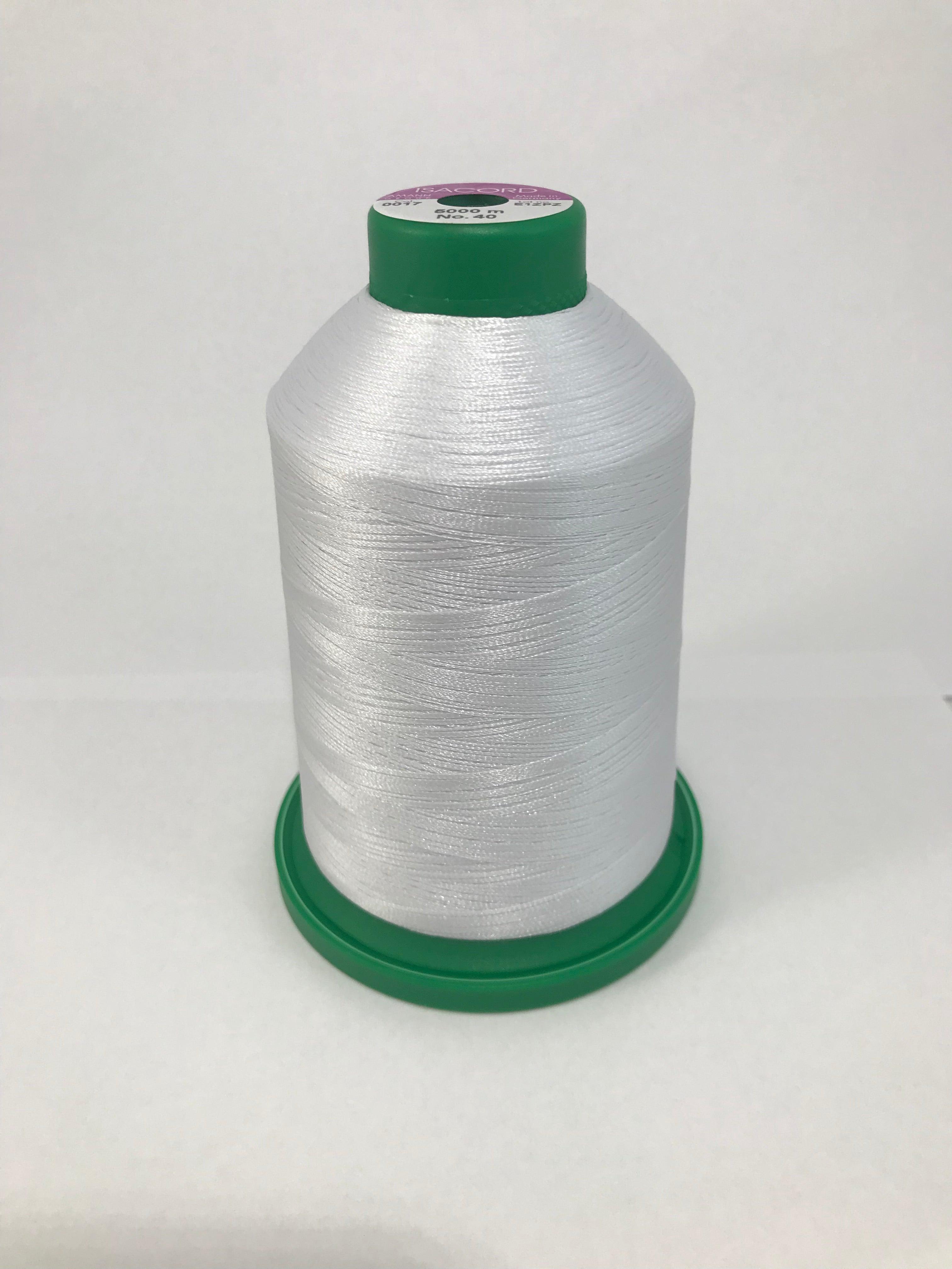 0017 - PAPER WHITE - ISACORD EMBROIDERY THREAD 40 WT