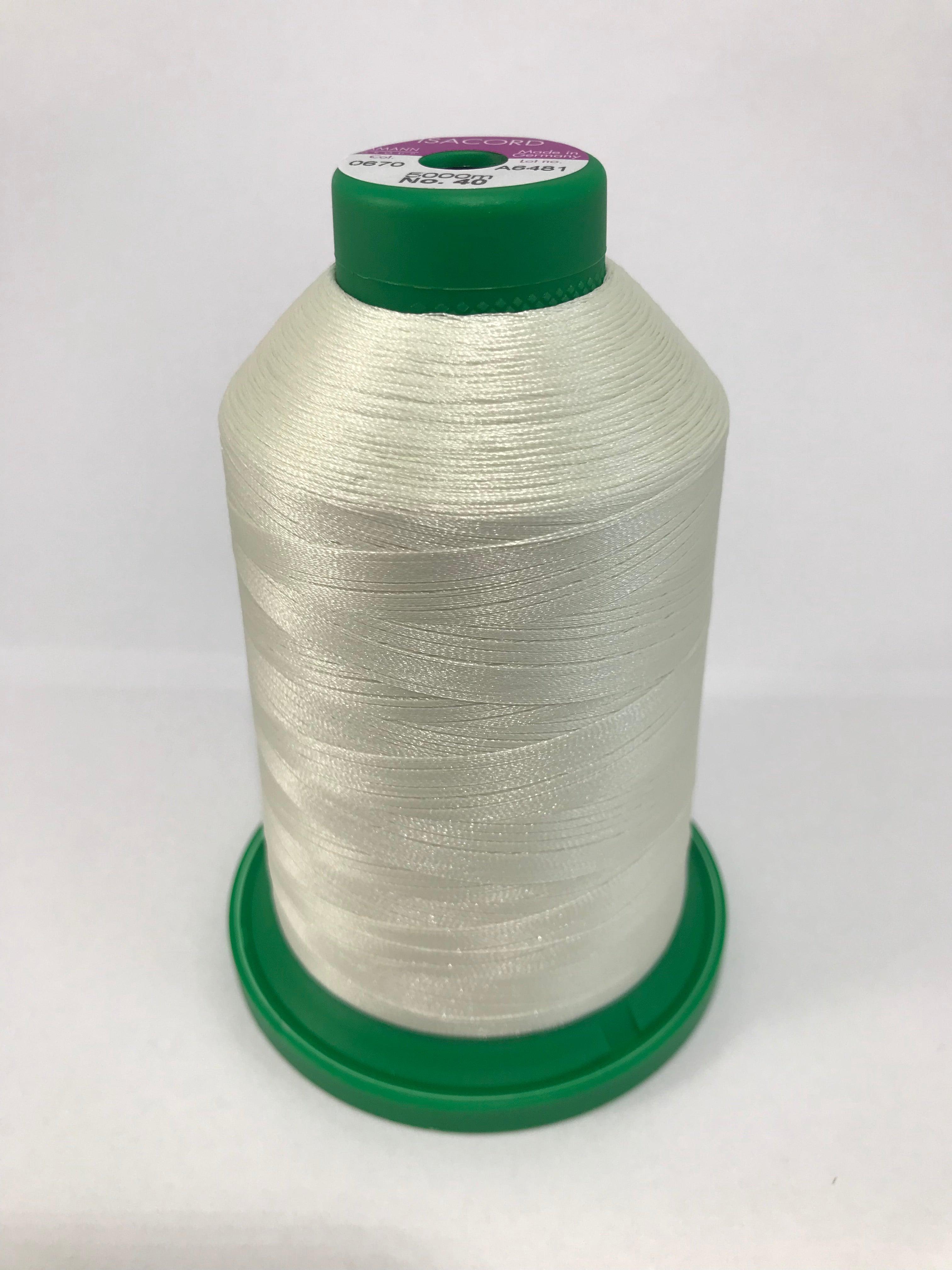 0670 - CREAM - ISACORD EMBROIDERY THREAD 40 WT