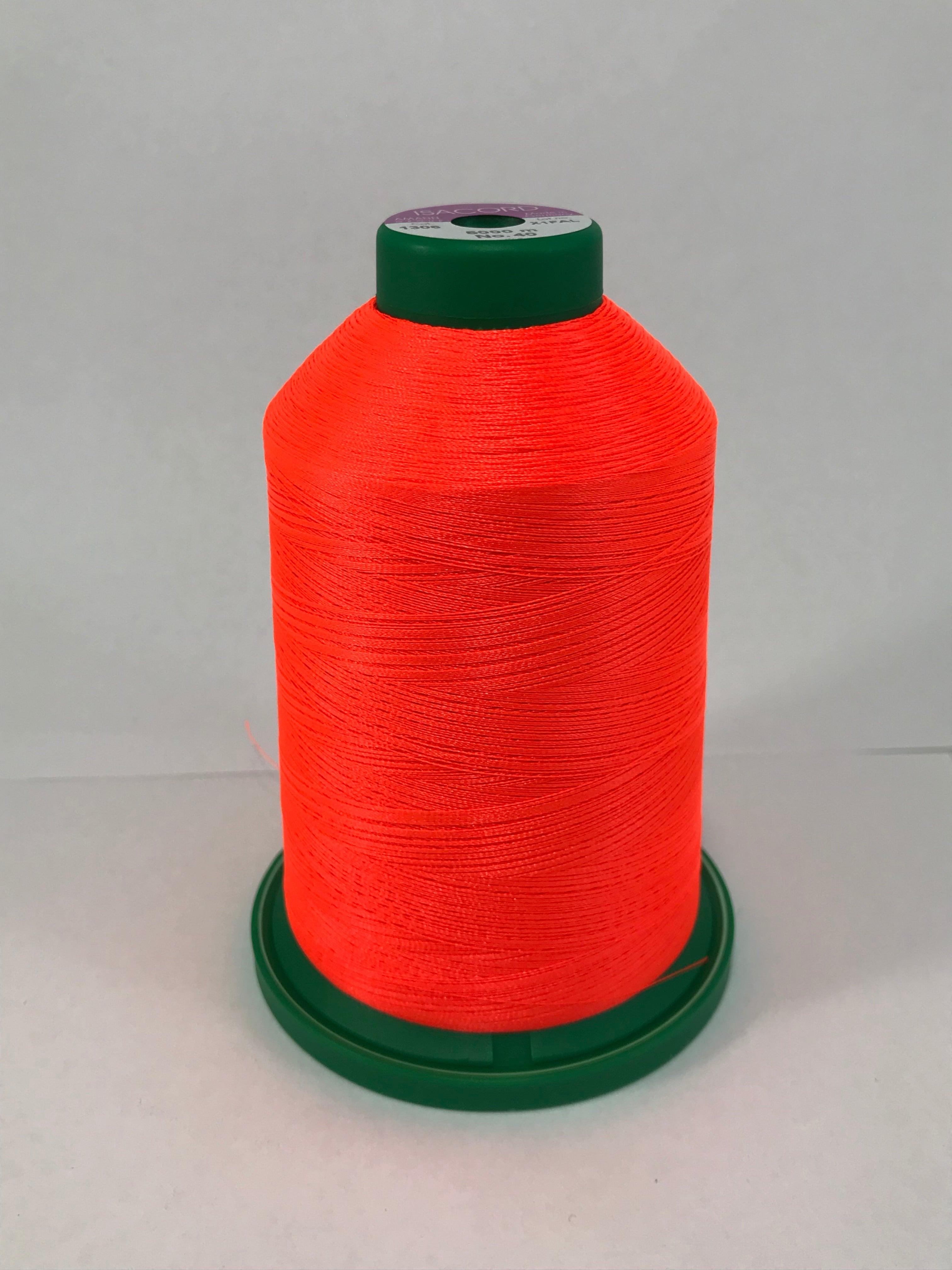 1306 - DEVIL RED - ISACORD EMBROIDERY THREAD 40 WT
